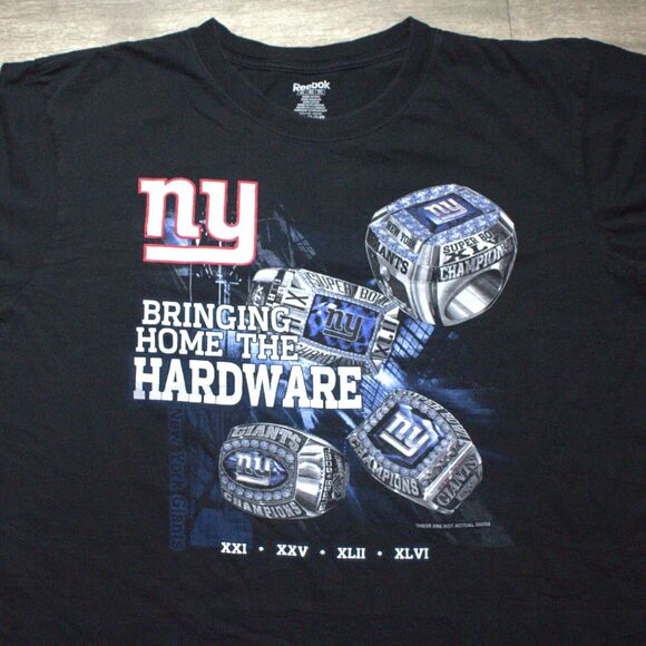 New York Giants Bringing Home The Hardware Super Bowl T-Shirt Size 2XL - Picture 1 of 4